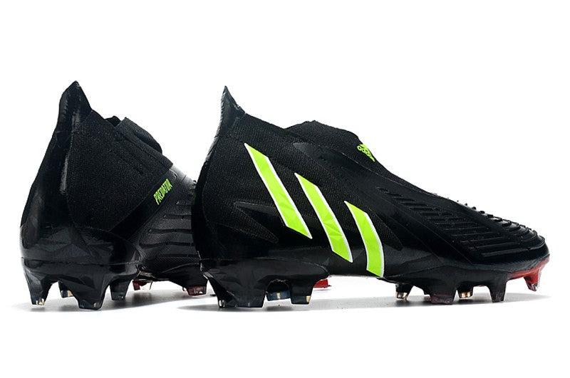 Chuteira Adidas Predator Edge+ FG - Preto e Vermelho