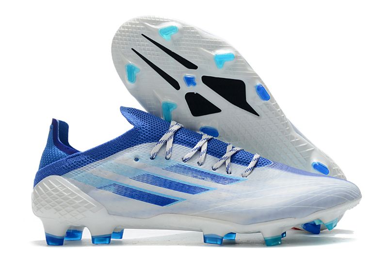 Chuteira Adidas X SpeedFlow.1 FG Campo - Branco e Azul