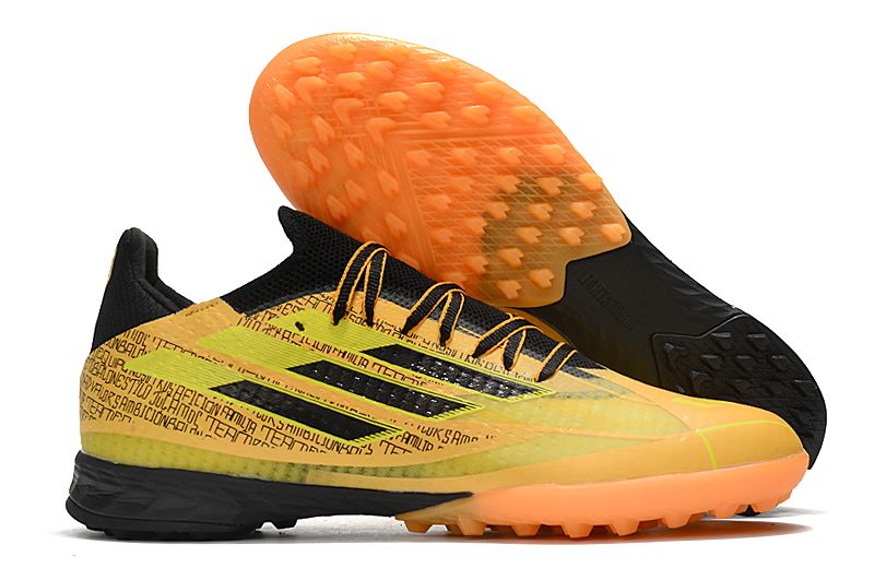 Chuteira Adidas X SpeedFlow .1 TF Society - Amarelo/Preto