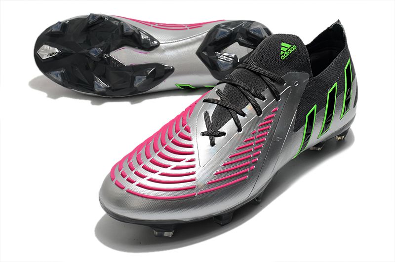 Chuteira Adidas Predator Edge.1 low FG - Cinza