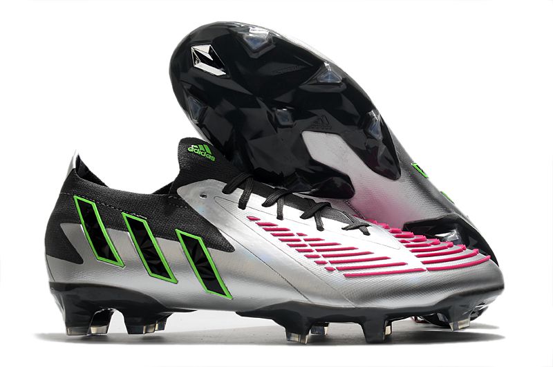 Chuteira Adidas Predator Edge.1 low FG - Cinza