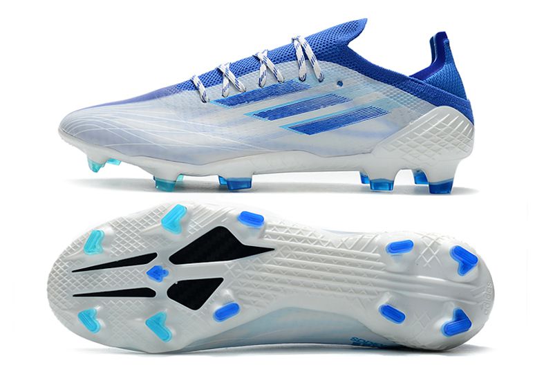 Chuteira Adidas X SpeedFlow.1 FG Campo - Branco e Azul