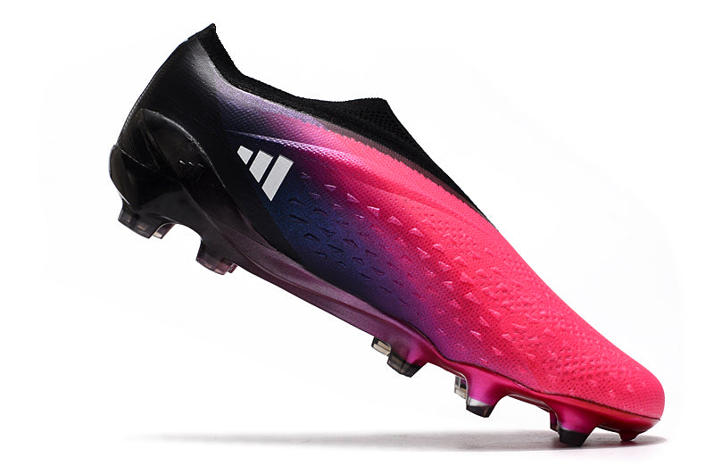 Chuteira Adidas Campo X SpeedPortal+ FG - Rosa/Preto