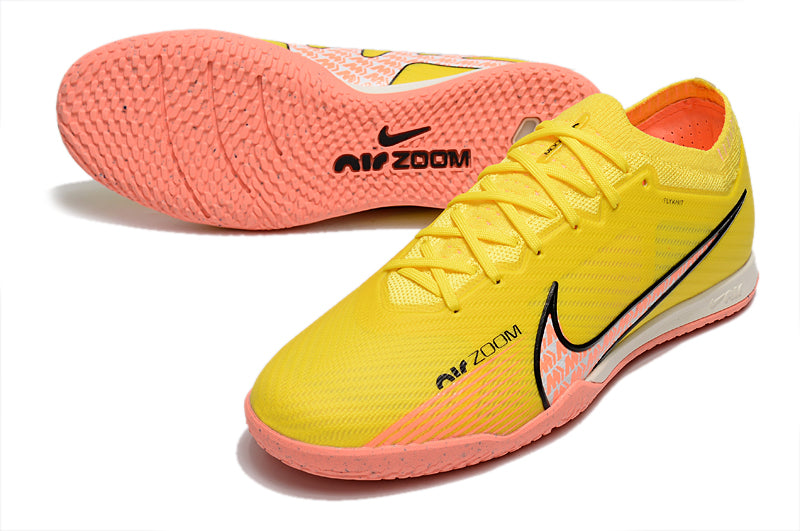 Chuteira Nike Futsal Air Zoom Mercurial Vapor 15 Elite IC - Amarelo