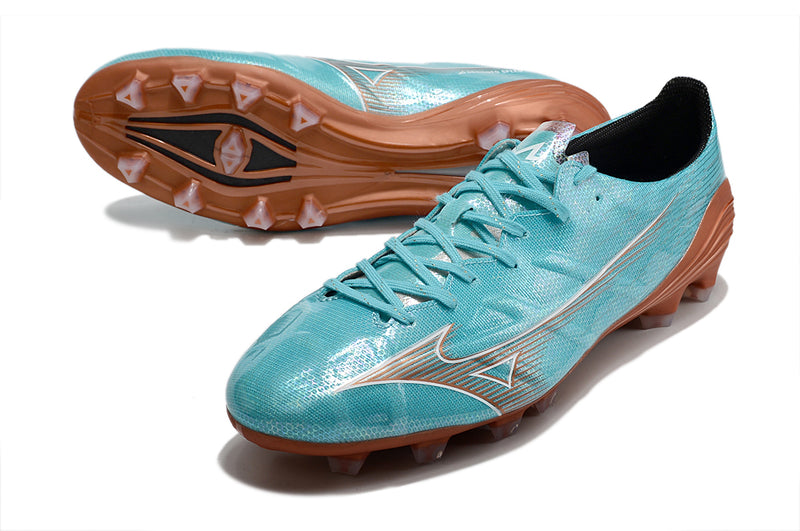 Chuteira Mizuno Alpha FG Verde Agua