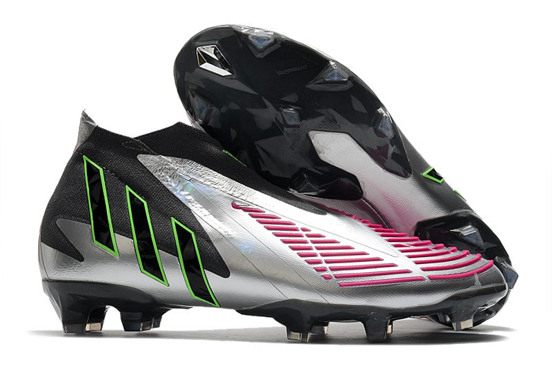 Chuteira Adidas Predator Edge+ FG - Cinza